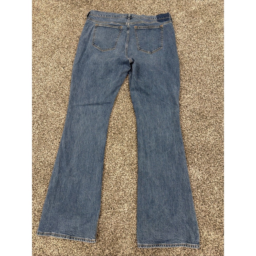 Abercrombie & Fitch Jeans Womens 33 Long Blue Denim The Bootcut Mid Rise - Picture 7 of 9